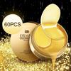 24k Gold Gel Collegan Augenmaske, feuchtigkeitsspendend, straffende Haut, entfernt Augenringe, Augentaschen, Augenpads