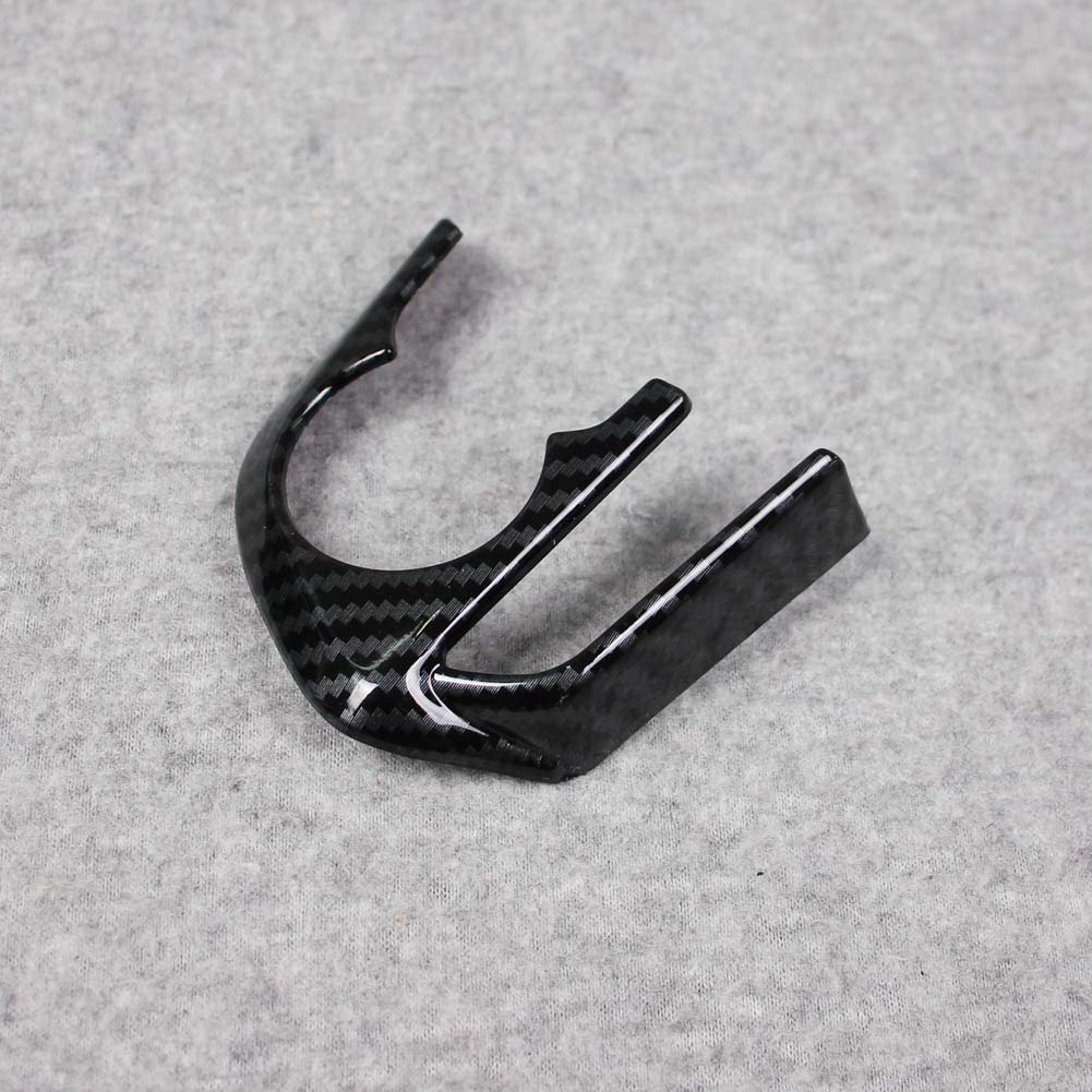 RUIQ Toyota RAV4 (5. generace) Vnitřní ozdoba volantu, Rám madla, Povrch z černých uhlíkových vláken, Navrženo exkluzivně pro Toyotu RAV4