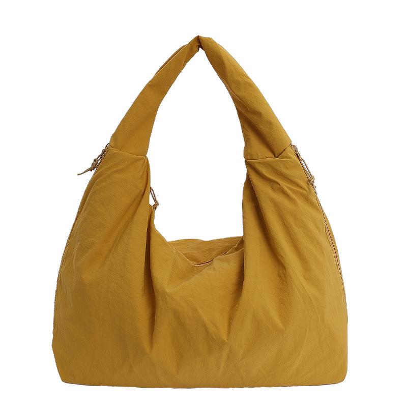 Autumn and winter versatile commuter shoulder bag women's large-capacity lazy style casual canvas tote bag new armpit bag