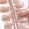 30Pcs Fake Nails Artificial Short Ballet Press On Nail Tips Seamless Fingernails Removable False Nails