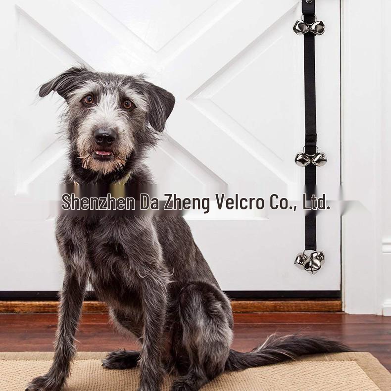 Pet Doorbell with Cat Teaser and Dog Outdoor Alarm Bell Rope