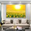Modern Natural Landscape Canvas Painting Yellow Sunflower Posters and Prints Sunshine Flower Pictures Living Room Decor Unframe