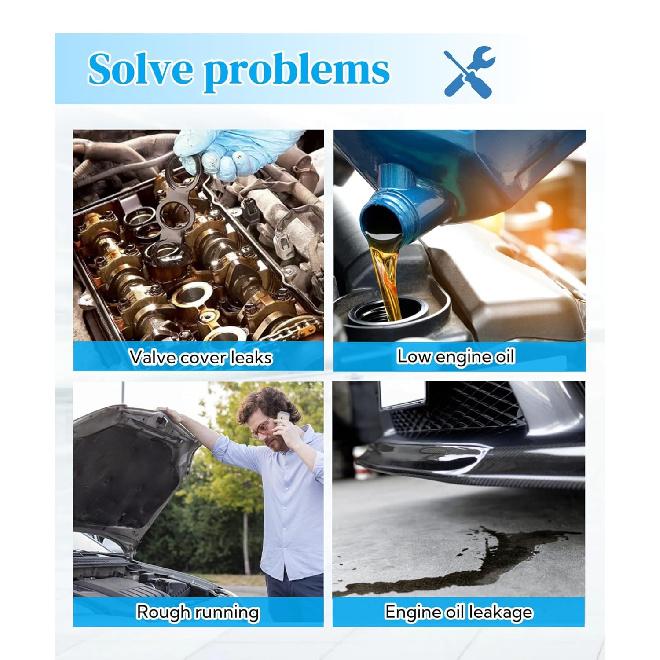 VS 50518 R Engine Valve Cover Gasket Seal Set Fits for Chrysler PT Cruiser 2001-2010,Valve Cap Gaskets Fits for Chrysler Sebring 2004-2006 Fits for