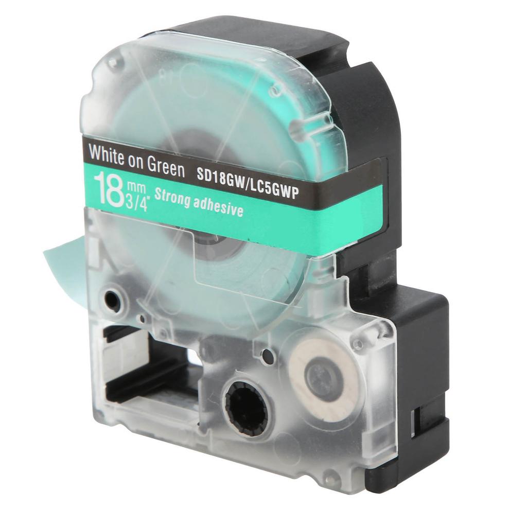 Labeling Tape Corrosion Wear Resistance 18mm Label Making for KING JIM EPSON Printer