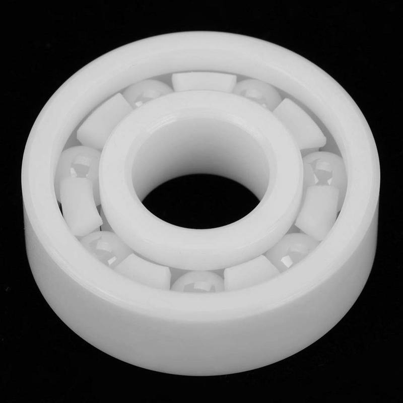 5 Pcs White 6000-2RS Full Ceramic Bearing Zro2 Ball Bearing Zirconia Oxide Bearing 10 X 26 X 8Mm