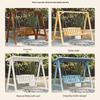 Outdoor Solid Wood Garden Swing Chair