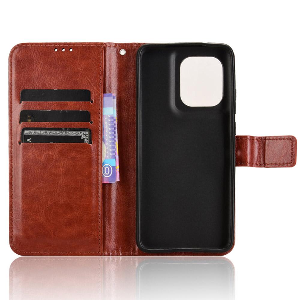 For Motorola Thinkphone 25 5G/Edge 50 Neo 5G/Moto S50 5G Case Crazy Horse Texture PU Leather Phone Wallet Cover