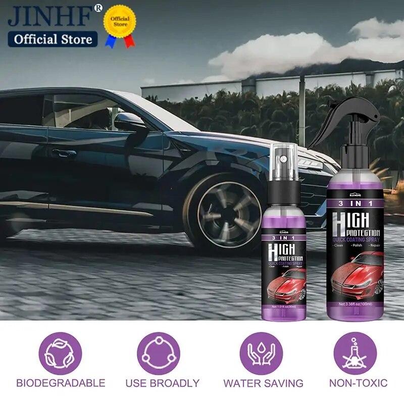 

3 в 1 спрей для быстрого нанесения покрытия, высокая защита, автомобильное защитное покрытие, ремонт автомобильной краски, восстановитель экстерьера автомобиля, керамическое спрей-покрытие