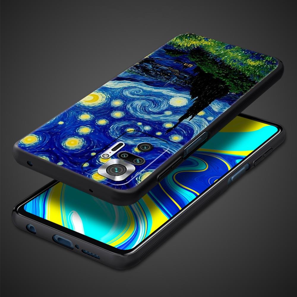 Garden Paint Art Vincent van Gogh Phone Case For Xiaomi Redmi Note 14 13 5G 10 11 12 Pro Plus 4G 14C 13C 12C 10C Black Cover
