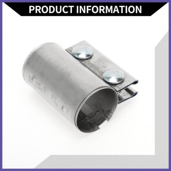 Exhaust Pipe Clamp Exhaust Muffler Tube Joint Car Stainless Steel 177" 87mm