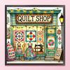 Full Embroidery Eco-cotton Thread 14CT Printed Quilt Shop Cross Stitch Kit Art