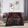 Grappler Baki Baki Hanma Blanket Flannel All Season  Portable Super Warm Throw Blankets for Bedding Office Bedspreads