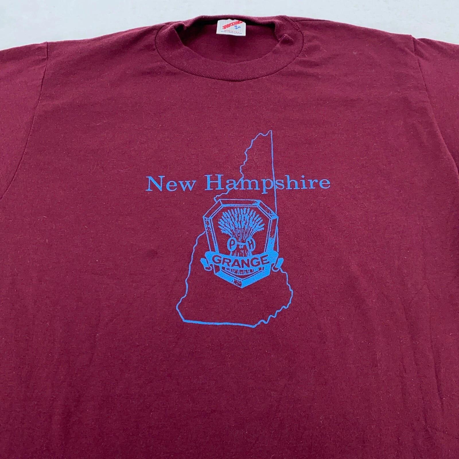 

vintage 90s NEW HAMPSHIRE GRANGE PH T-Shirt S order of patrons of husbandry L