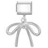 New Bow Crown Butterfly Heart Key Cherry Pendant Italian Charm Link Stainless Steel Fit 9MM Bracelet Women Men DIY Making Gifts