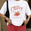 Cherry Graphic Tee, Vintage Cherry Shirt, Cute Fruit Lover Gift, Summer Aesthetics, Coquette Shirt