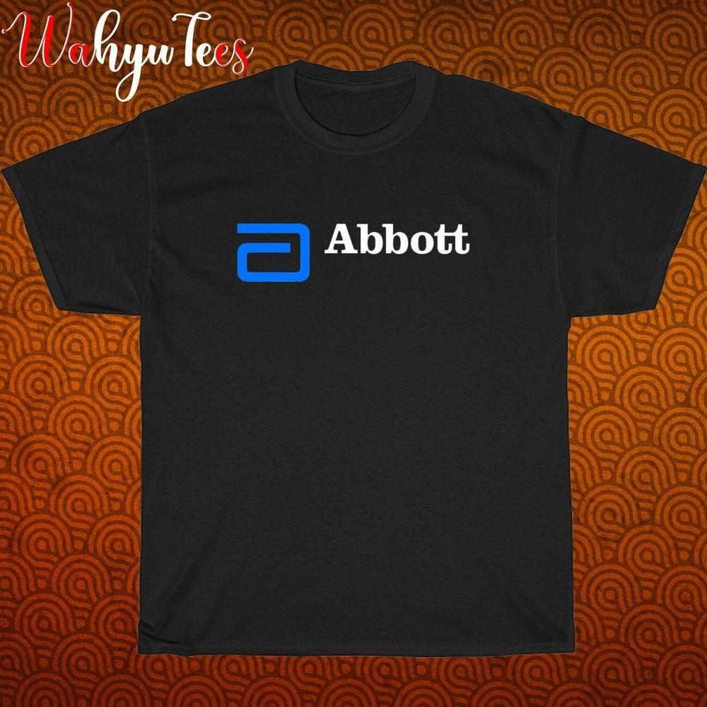 Abbott Labs Pharmaceutical Logo Black Grey Navy White Size S-5XL Unisex T-Shirt