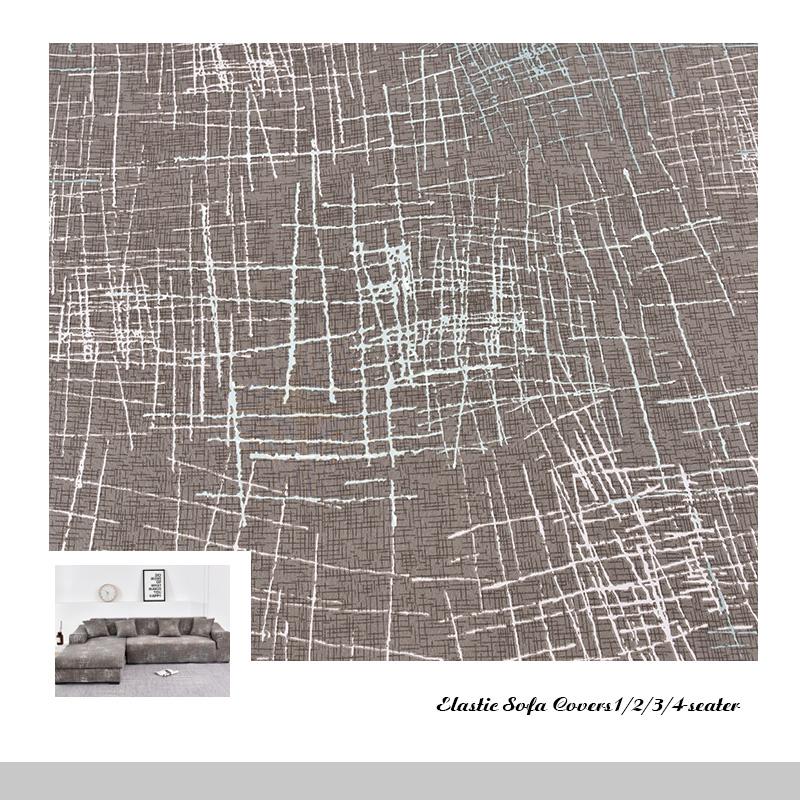 VIP LINK Sofa Cover Elastic Chaise Longue Sofa Cover for Living Room Stretch Covers for Corner Sofa L-shaped Need Buy 2pcs Cover