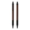 EverDraw Holzmodell Kugelschreiber Matt Großer Stift, Schwarz, 0,8 mm, Walnuss,