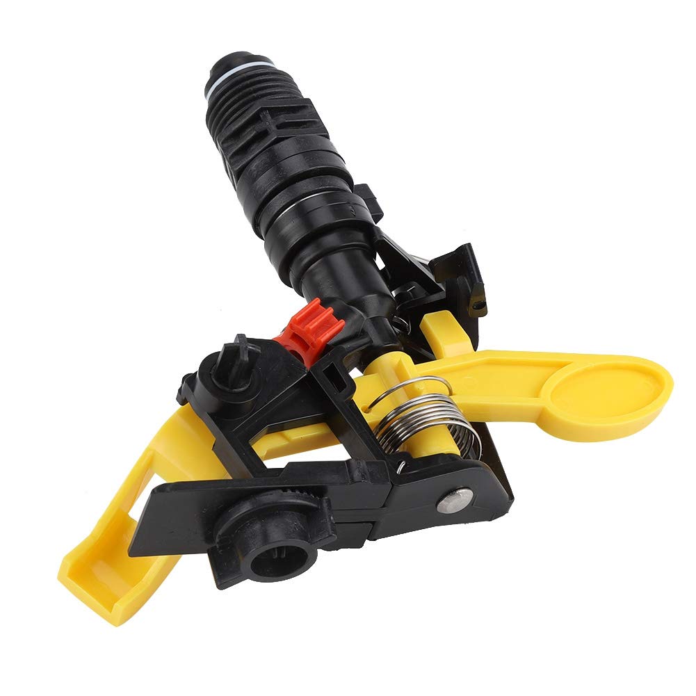 Automatic Watering Sprinkler with 24m Spray Range, 360° Rotation, Adjustable Height, Tripod, Misting, Stainless Steel, Irrigation System for Lawns