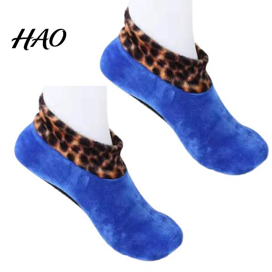 Winter Socks Short Thick Cozy Wear Tube Non-slip Foot Cover Women Keep Warm Soft Men Coral Fleece for Indoor Outdoor Clothing Accessories