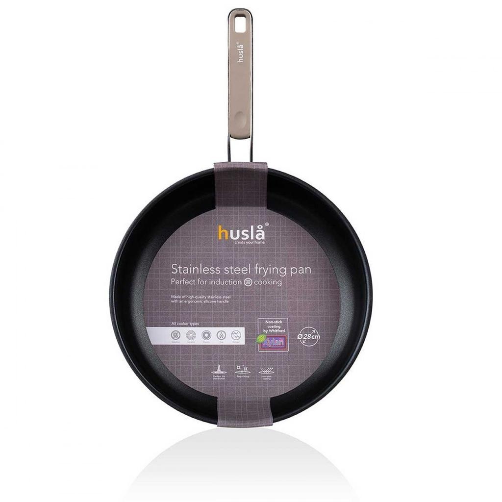 NERŪDIJANČIO PLIENO KEPTUVĖ 24cm HUSLA 73961