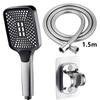 New 30cm Large Size High Pressure Overhead Rain Shower Head Large Flow Booster Rain Shower Head 360° Rotation Water Saving