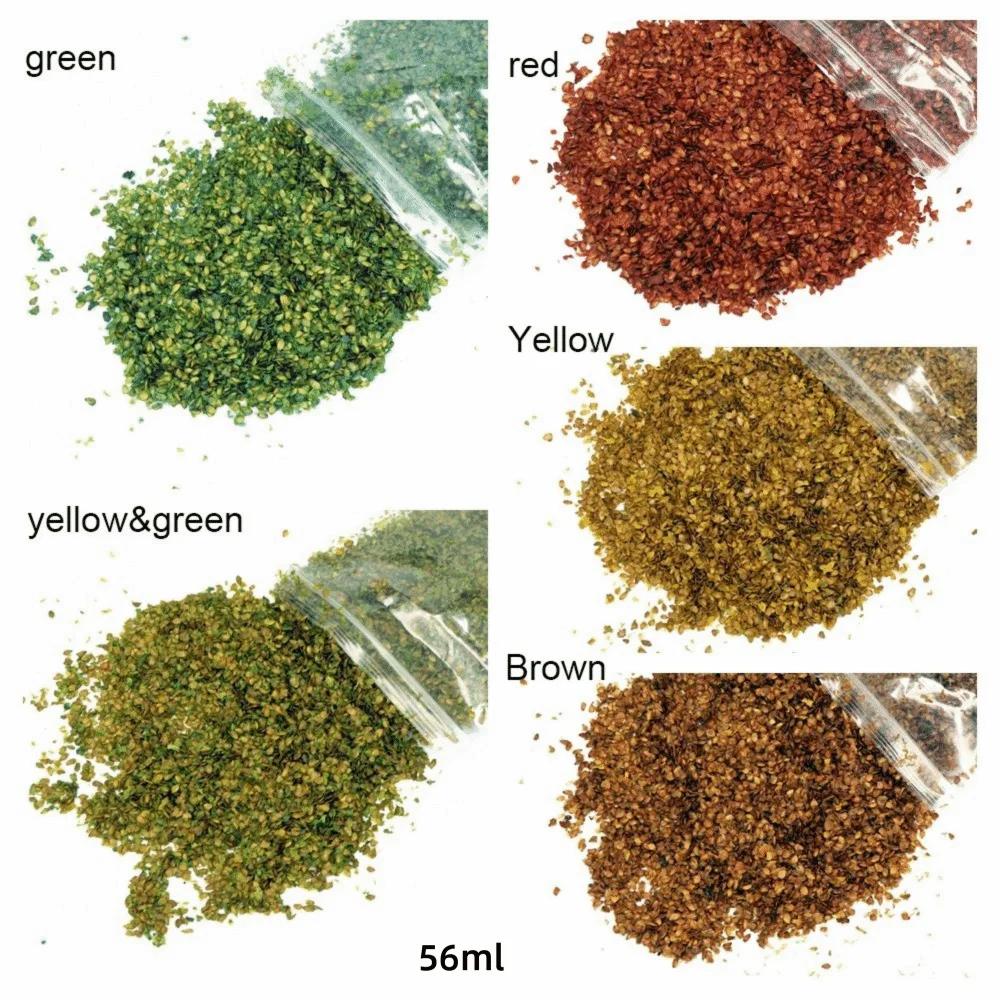 56ml Scenery Making Scene Model Wargame Accessories Layout Simulation Mini Leaves Sand Table Miniature Static Leaf