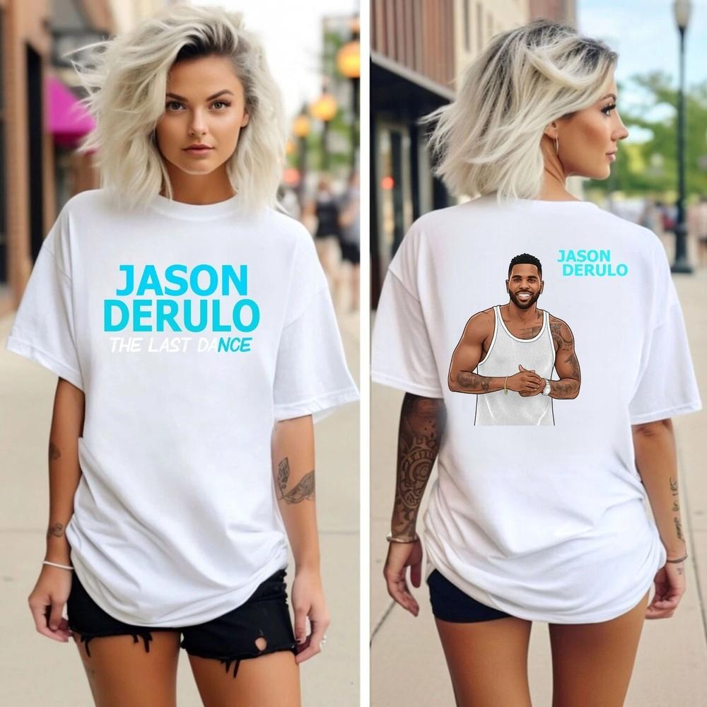Derulo Last Dance World Tour 2026 T-Shirt Unisex T-Shirt XXXXL