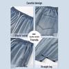 PLAYBOY Men's Tencel Loose Straight Wide-Leg Jeans
