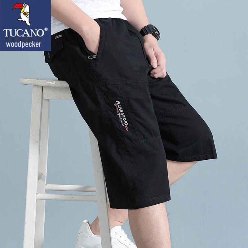TUCANO Men s Summer Loose Fit 3/4 Sport Shorts XL