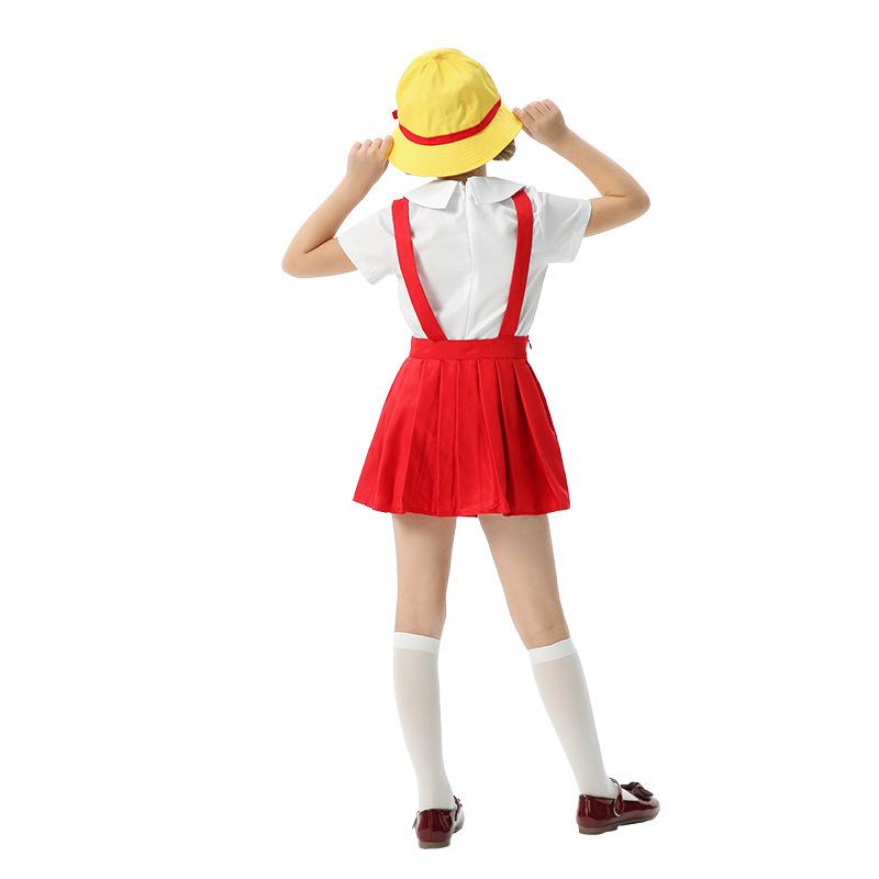 Short Sleeve Cherry Maruko Children's Clothing Cosplay Children's Clothing Anime cos Girls Performance Student Uniform School Uniform