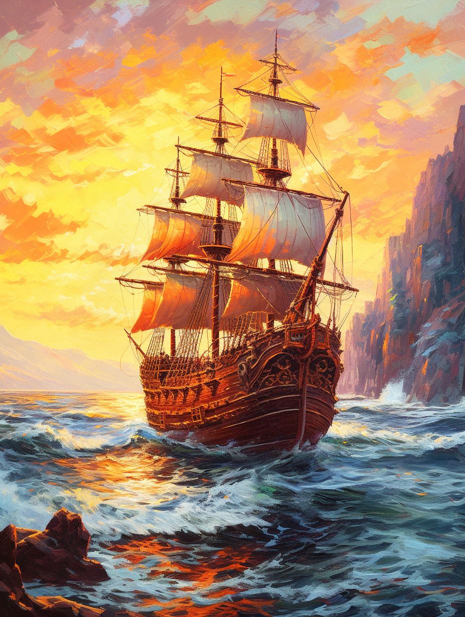 

Алмазная картина «Лодка» с закатом и пейзажем, вышитая картина стразами, морская алмазная мозаика, новое поступление, наборы для декора стен Full Round 20x30CM