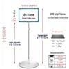 Outdoor A4 Sign Stand with Weighted Base