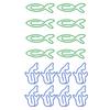100Pcs Cute Shaped Office Paper Clips Set Lightweight Decorative Lovely Shape Paperclip Clamp for Sc
