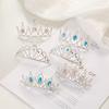 Children's Birthday Crown Hair Comb Princess Fashion Rhinestone Hair Plug Holiday Show Sweet Hairpin Accessories