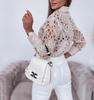 Women's Versatile Spring/Autumn Lace Hollow Long-Sleeve Shirt