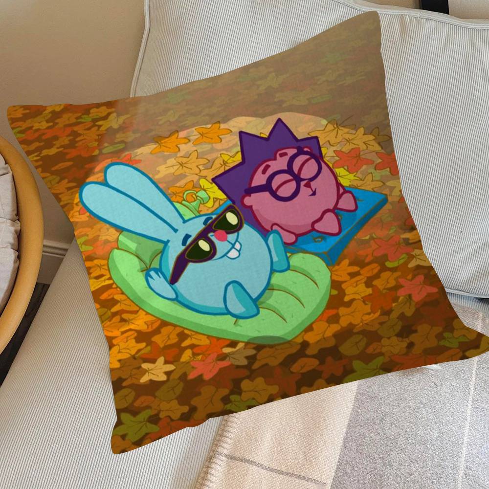 Anime Smeshariki carino Cuscino Copricuscino Federa Soggiorno Divano Arredamento Casa Personalizzato