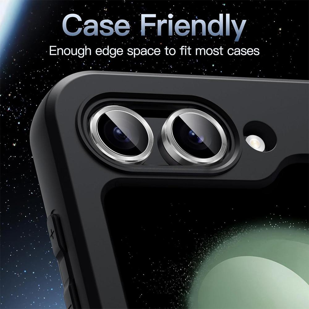 For Samsung Galaxy Z Flip7 5G Camera Lens Protector ENKAY Hat-Prince Metal Ring Lens Film
