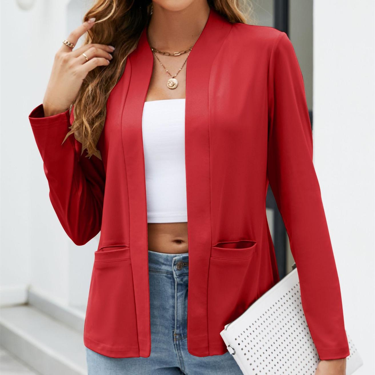 

YYFS женские модные повседневные весенне-осенние однотонные блузки и рубашки с длинными рукавами с принтом XXXXXL красный