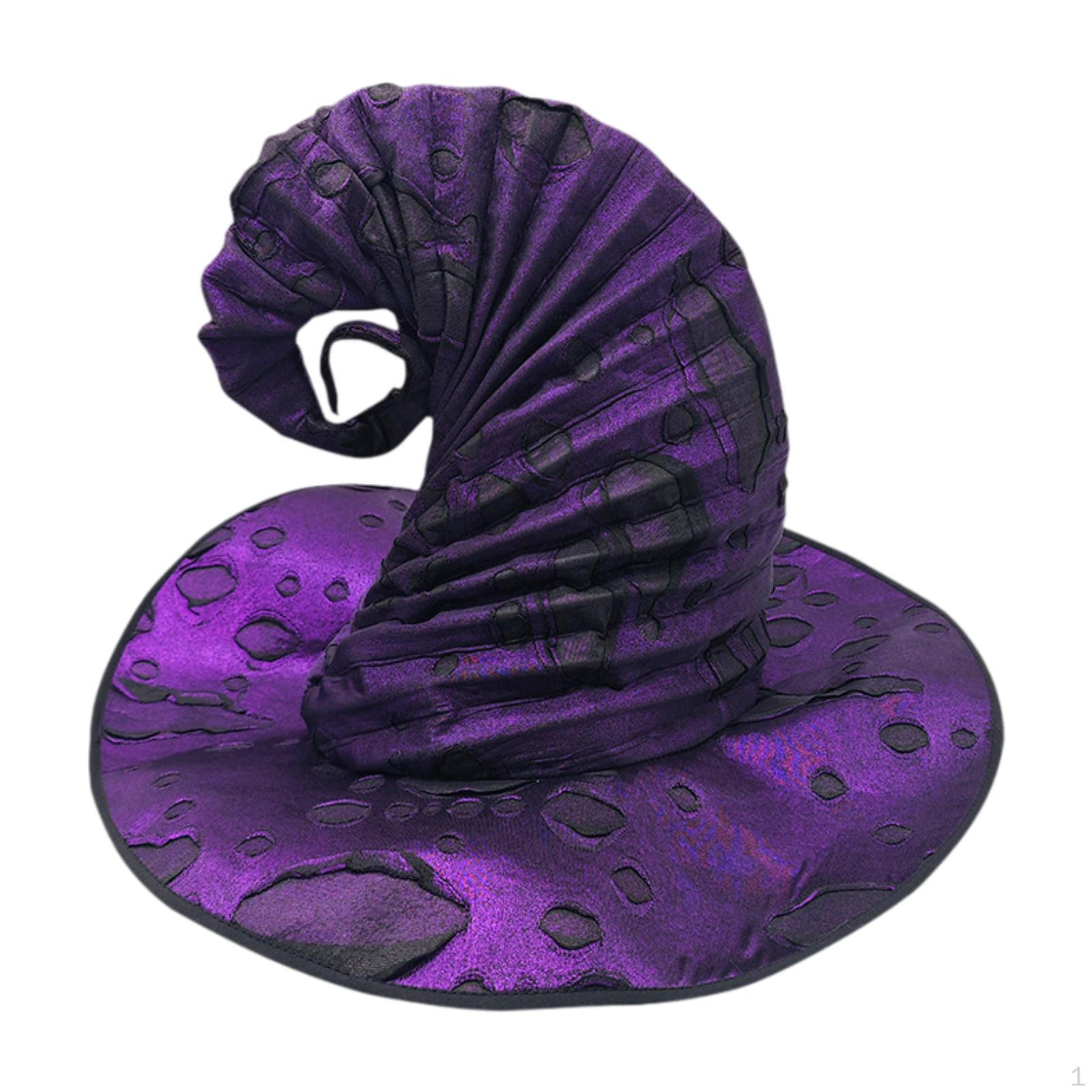 

Элегантная шляпа ведьмы для магических праздников и событий фиолетовый