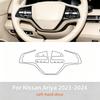 For Nissan Ariya -2024 Interior TPU Protective Transparent Film Pre Cutting Car PPF Paint Console Scratch Resistant Film