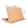 Foldable Tabletop Easel Beech Wood Adjustable Art Smooth Surface Desk Drawing Stand