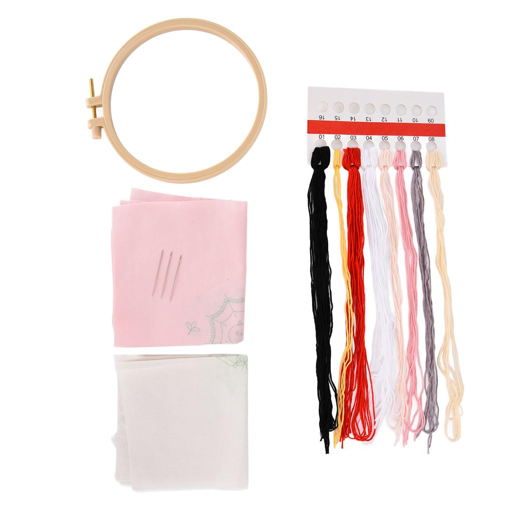 Printed Embroidery Cute Pretty Lovely Easy Use Widely Used Embroidery Kits for Home Decoration