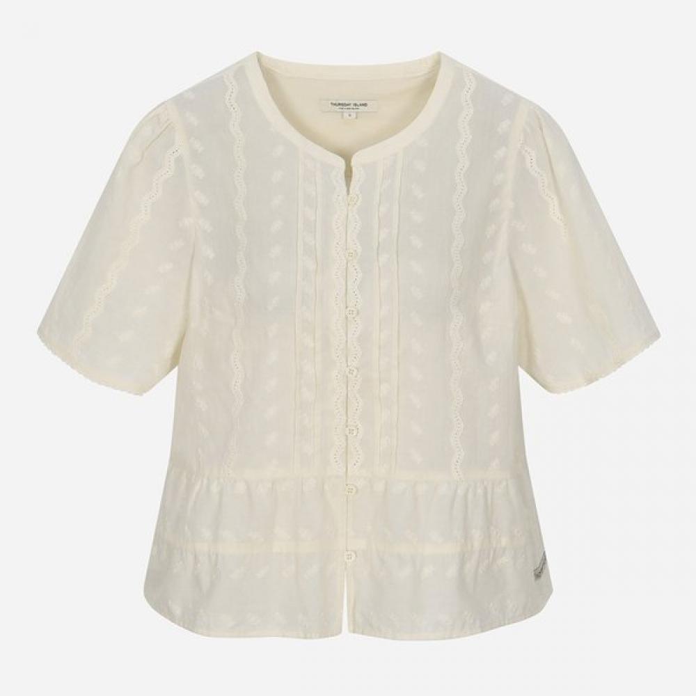 Thursday Island Women Lace Blouse White T264mbl219w