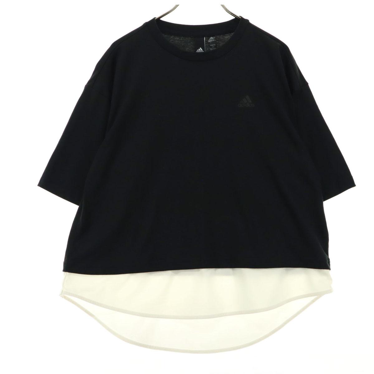 

Beauty products adidas One point logo Short sleeve Layered style T-shirt Women Used