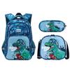 Cartoon Unicorn 3 Piece Set School Bags For Girls Boys Kids Space Backpack Primary School Students Backpack With Lunch Box