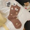 Female Spring and Autumn Lovely Duckling Comfortable Sweat Absorption College Wind Tube Cotton Socks