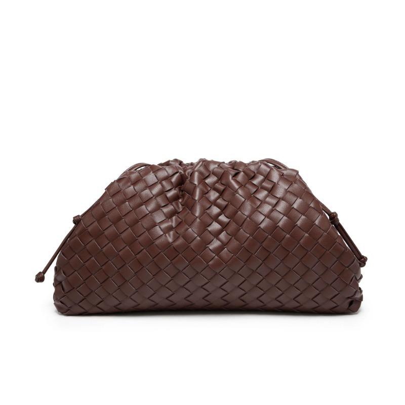 

Плетеная сумка-облако модная наплечная сумка-мессенджер большая вместимость клатч модный 37*8*22cm