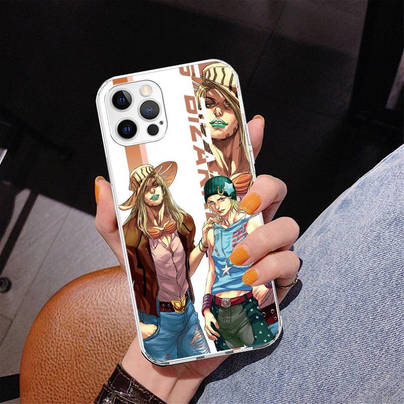 JoJo Bizarre Adventure Anime Phone Case For iPhone 17 Air 16 Pro Max 16E 15 + 14 Plus 11 12 13 Mini 7 8 SE Gift Print Cover Fund