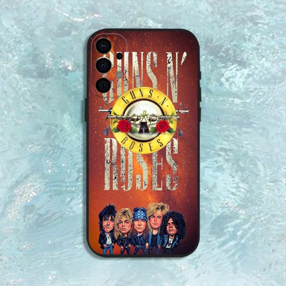 Band G-Guns N Roses Phone Case For Samsung S25,S24,S21,S22,S23,S30,Ultra,S20,Plus,Fe,Lite,Note,10,9,5G Black Cover